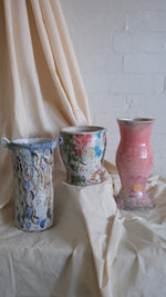 Load image into Gallery viewer, Tom Mason Rose Pedestal Vase