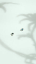 Load image into Gallery viewer, Hugh Thyregod Silver Sapphire Studs