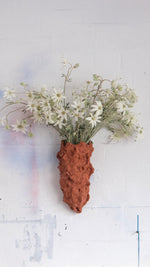 Load image into Gallery viewer, Objects of Virtue Ceramic Terracotta Wall Vase #004
