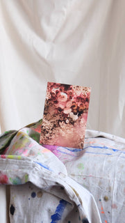 Pink Paper Daisy Card