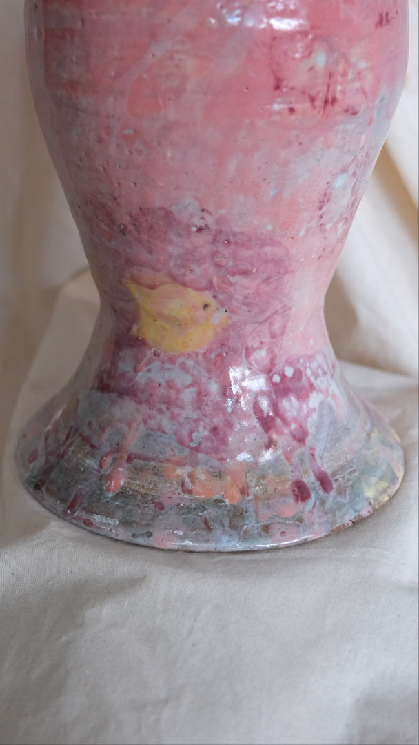 Tom Mason Rose Pedestal Vase