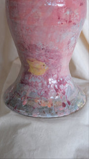 Tom Mason Rose Pedestal Vase