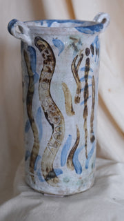 Tom Mason Blue & Brown Field Vase