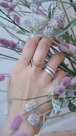 Load image into Gallery viewer, Hugh Thyregod Sterling Silver Ring with Sapphire